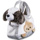 Pelucia Cutie Handbags Beagle Prata Multikids BR1714