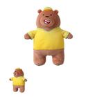 Pelúcia da coleção urso sem curso - pardo de roupa (21 cm)