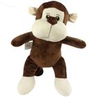 Pelúcia De Animais Safari Selvagem Macaco Para Criança 30cm Bebe Presente Menina Menino Brinquedo