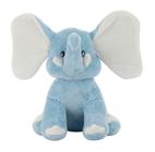 Pelúcia Elefante Azul Orelhas Grandes 26cm - Minas de Presentes