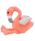 Pelúcia Flamingo Rosa Asas Lantejoulas 28Cm