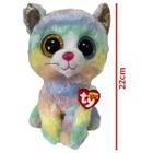 Pelúcia Gatinho Heather Beanie Boos TY Colecionável 22cm