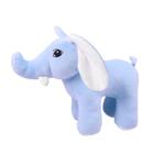 Pelúcia Infantil - Elefante Pipoca - Azul - W.U. Bichos de Pelúcia - WU Bichos de Pelucias