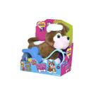 Pelucia Infantil Walking Petz com Rodinhas Coleira hipoalérgico Multikids BR1875