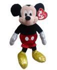 Pelucia Mickey Mouse Original Ty Beanie 20cm Macio Fofo