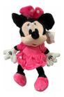 Pelúcia Mini Minnie vestido Rosa 28cm