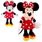 Pelúcia Minnie Com Som Infantil Original Disney 33cm Ursinho De Pelucia Anti Alérgico Multikids