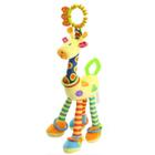 Pelúcia Mordedor Chocalho Girafa Brinquedo Para Bebê - 35 Cm