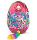 Pelúcia Ovo Barbie Baby Unicórnio Grande Com Colar Fun