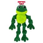 Pelúcia para cães com corda e nó Kong Knots Frog - XG