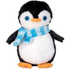 Pelucia pinguim snow 25cm santa klaus