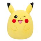 Pelúcia Pokémon Pikachu Piscando Fofo Squishmallows 25cm - Pokemon