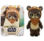 Pelúcia Star Wars Ewok Amigos Galacticos Com Bolsa de Transporte - Wicket - Mattel - HGB99