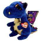 Pelúcia Ty Dragão Saffire Azul Infantil 16cm Beanie Boos