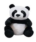 Pelúcia Urso Panda Sentado 45 cm Lindo E Realista Fofy Toys - Fofytoys