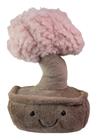 Pelúcia Vaso De Flor Bonsai Decoração 22Cms - Rosa - Tuka Toy