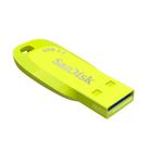 Pen Drive 64GB SanDisk Ultra Shift, USB 3.2 Flash Drive, Amarelo Fluorescente - SDCZ410-064G-G46EP
