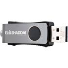 Pen Drive 8GB Flash Drive USB 2.0 Preto/Cinza - El Shaddai