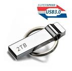 Pen Drive Cor Prata 2Tb Em Metal