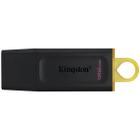 Pen Drive de 128GB Kingston Datatraveler Exodia DTX USB 3.2 - Preto/Amarelo