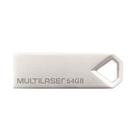 Pen Drive Diamond Metalico 64GB USB 2,0 Metálico - PD852 - Multilaser