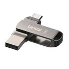 Pen Drive Lexar D400 USB 3.1 - Alta Velocidade, Dual Slot, 32GB a 256GB