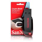 Pen Drive Sandisk 32GB USB 2.0 Cruzer Blade Preto e Vermelho