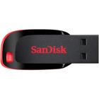 Pen drive sandisk cruzer blade 64gb usb 2.0 preto - sdcz50-064g-b35