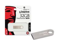 Pen Drive Usb 2.0 Kingston Datatraveler Se9 32Gb Prata