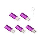 Pen Drive USB 2.0 - Kit com 5 Unidades (4GB, 16GB, 32GB, 64GB e 128GB)