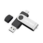 Pen Drive USB Tipo C de Metal - 64GB, 32GB e 16GB - Rotativa para Android