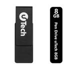 Pen Drive uTech 8GB USB-A 2.0 Compatível Com Windows E Mac