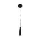 Pendente Al Tube 20cm Cabo PP 1m G9 Preto Liso Blumenau - Blumenau Iluminação