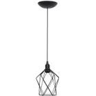 Pendente Aramado Cálice P Luminária Lustre Teto Retrô Vintage Industrial Balcão Preto - Agp Ilumini