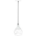 Pendente Aramado Esfera Balonê Lustre Luminária Teto Regulável Sala Cozinha Industrial Agp Ilumini