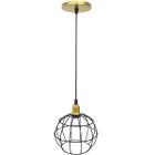 Pendente Aramado Globo Luminária Lustre Luxo Teto Retrô Vintage Balcão Agp Ilumini Industrial