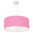 Pendente Cilíndrico Rosa Bebê MJ-4047 Para Mesa de Jantar e Estar