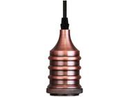 Pendente Cobre E27 Taschibra Dot Metal Wave