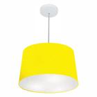 Pendente Cone Amarelo MJ-4156 Para Mesa de Jantar e Estar