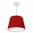 Pendente Cone Bordô MJ-4155 Para Mesa de Jantar e Estar - LUSTRES VIVARE