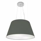 Pendente Cone Cinza MJ-4141 Para Mesa de Jantar e Estar