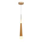 Pendente Cone Dourado 45cm Led 5W 3000K Bivolt - PARIS LUZ