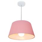 Pendente Cone Rosa Bebê MJ-4039 Para Mesa de Jantar e Estar