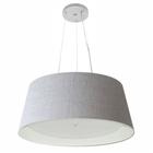 Pendente Cone Rustico Cinza e Branco MJ-4015 Para Mesa de Jantar e Estar - Vivare