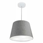 Pendente Cone Rustico Cinza MJ-4155 Para Mesa de Jantar e Estar