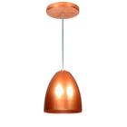 Pendente de Alumínio Bell Vexo 12cm Soquete E27 Cor Cobre - Utron