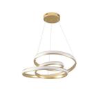 Pendente De Led Infinity Dourado 57Cm - NORDECOR