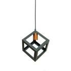 Pendente Decorativo Cube Woods