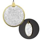 Pendente Disco Glowing Circle Dourado LED Multicor Morderno LUS-27 ST3136