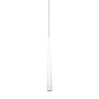 Pendente Fill Branco Metal e Vidro 60CM 1G9 JO1096W Bella